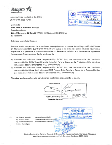 hecho relevante 4 septiembre 2026