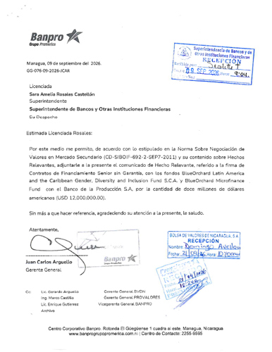 hecho relevante 9 septiembre 2026