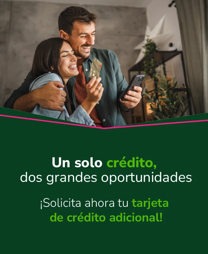 tarjeta de credito adicional mobile